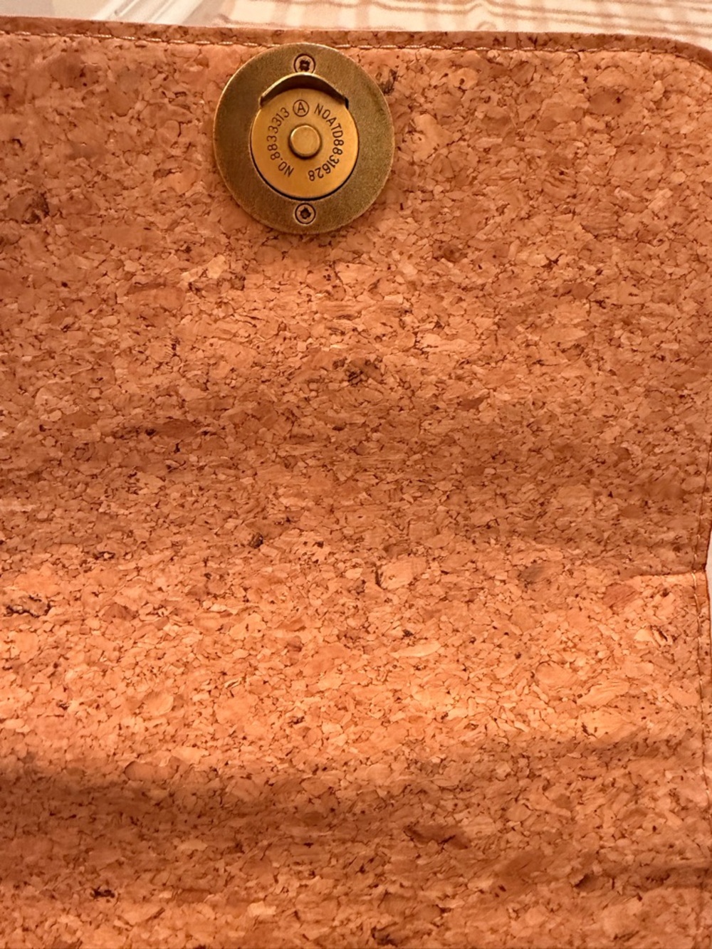 Loungefly Pink & Cork Mini Backpack with Green Butterfly Patch - Picture 9 of 9
